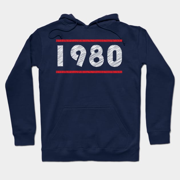 1980 (80s) Hoodie by BYVIKTOR